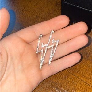 Lightning bolt earrings